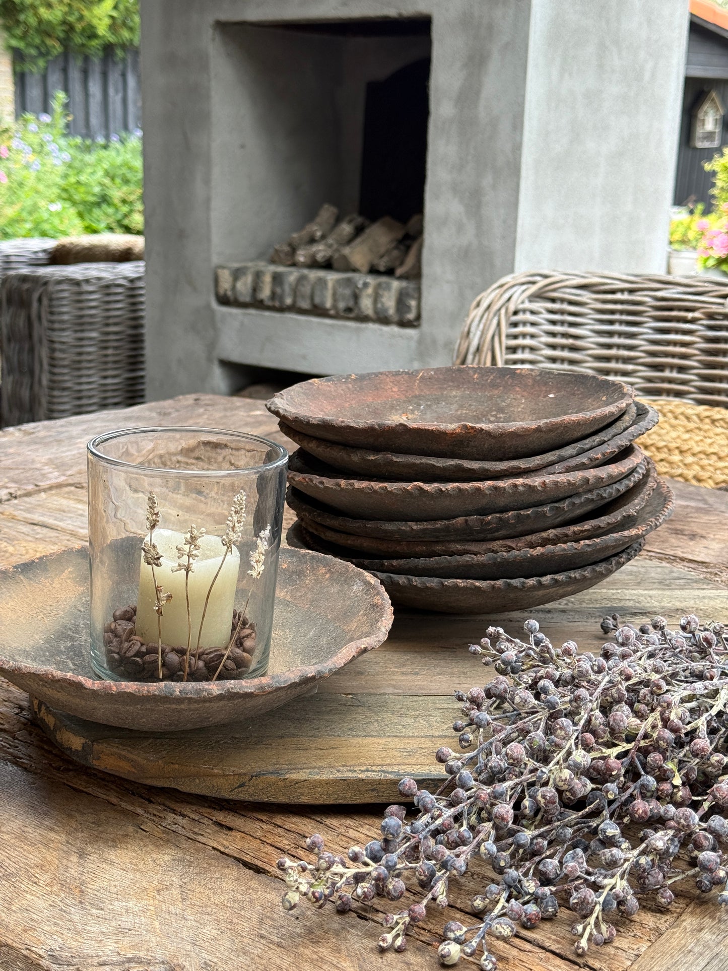 Oud terracotta schaaltje uit Indonesië
