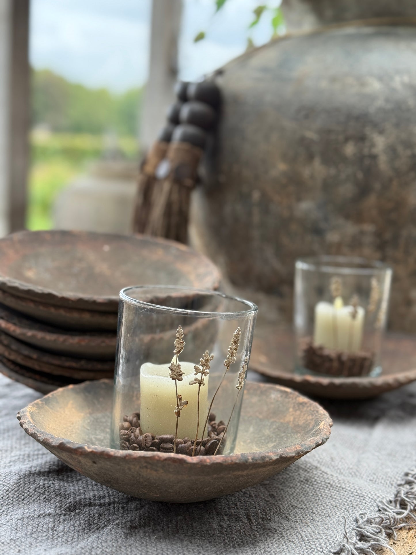 Oud terracotta schaaltje uit Indonesië