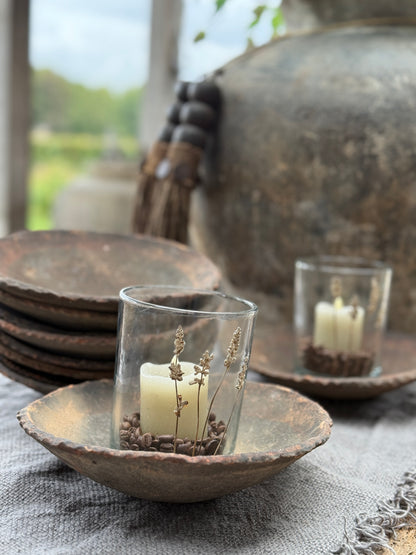Oud terracotta schaaltje uit Indonesië