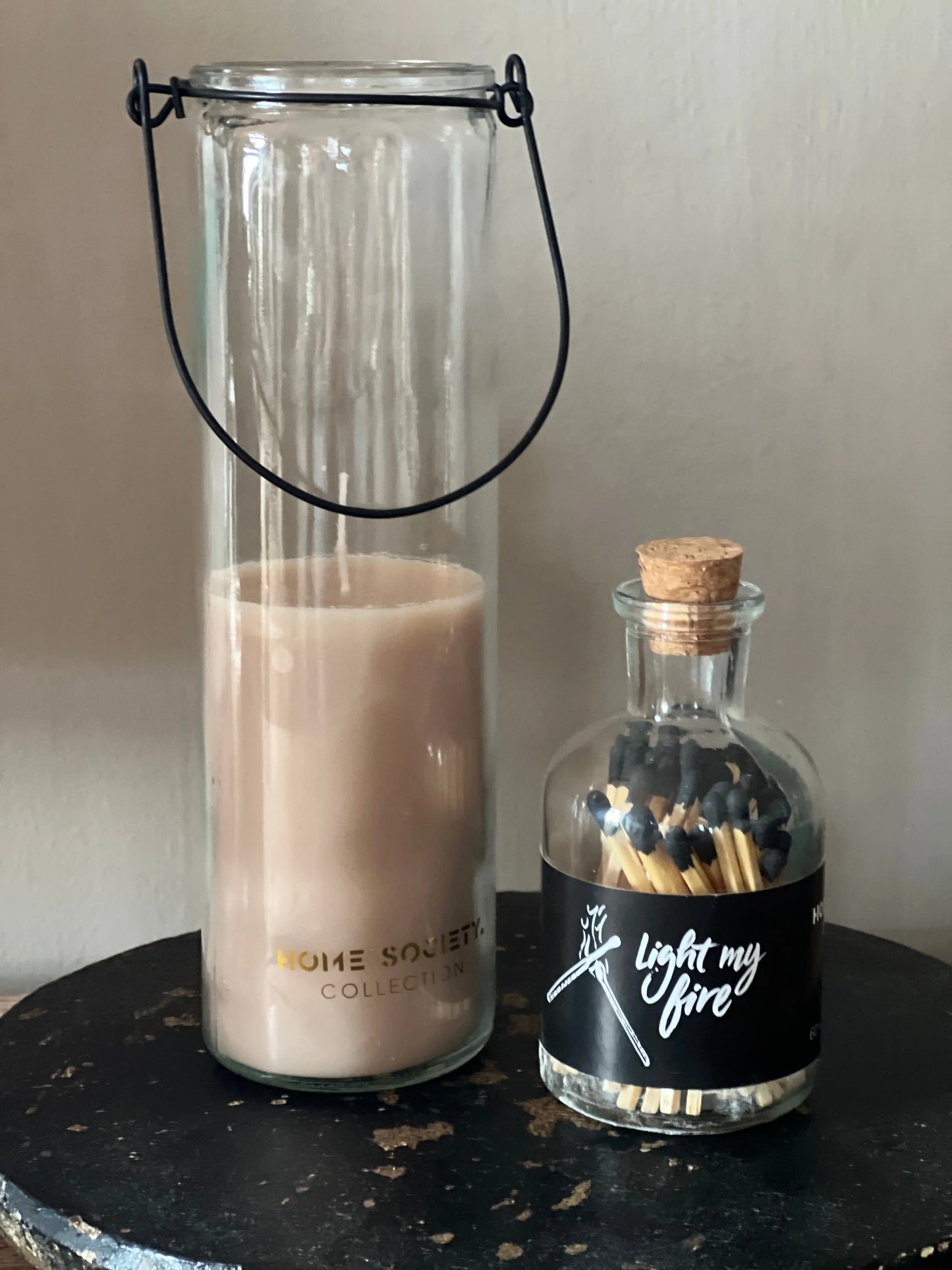 Streichhölzer in der Flasche