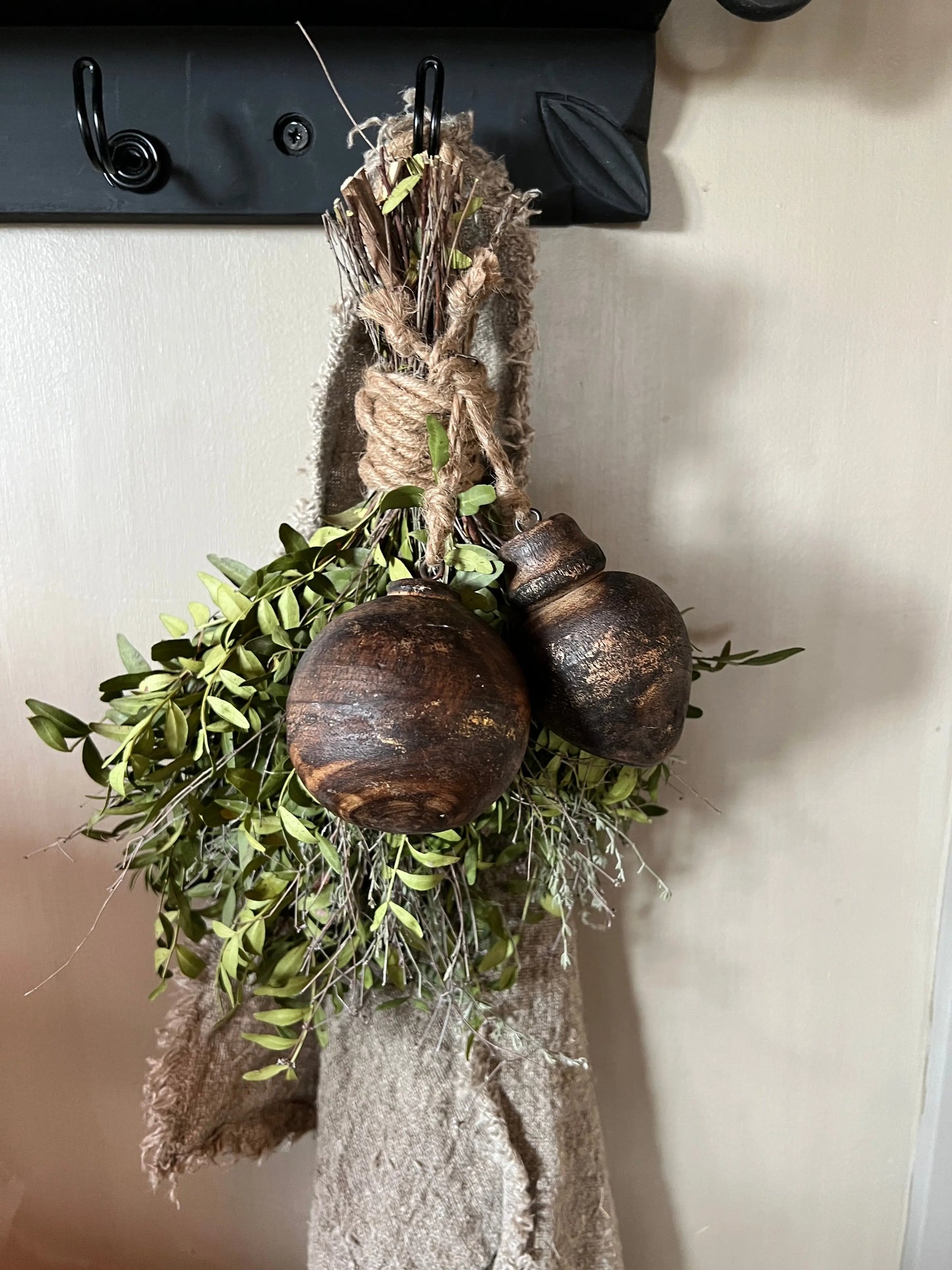 Wooden bobbin, round