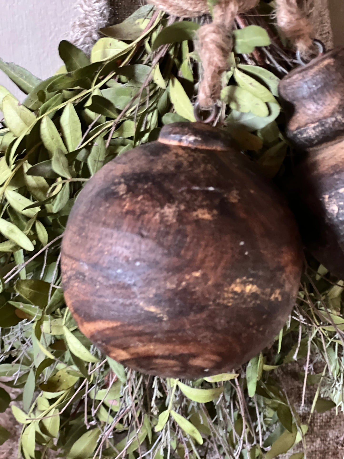 Wooden bobbin, round