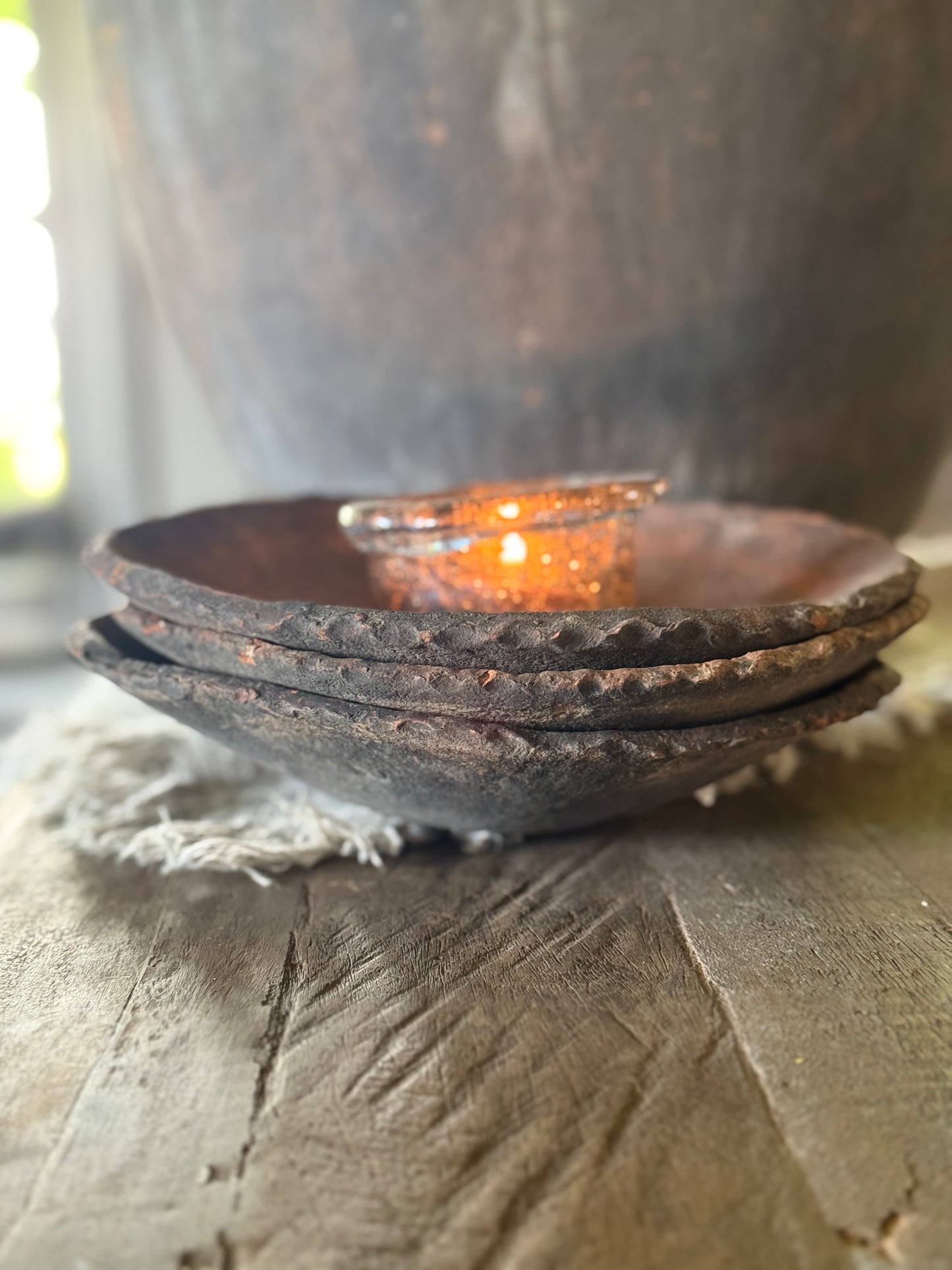Oud terracotta schaaltje uit Indonesië