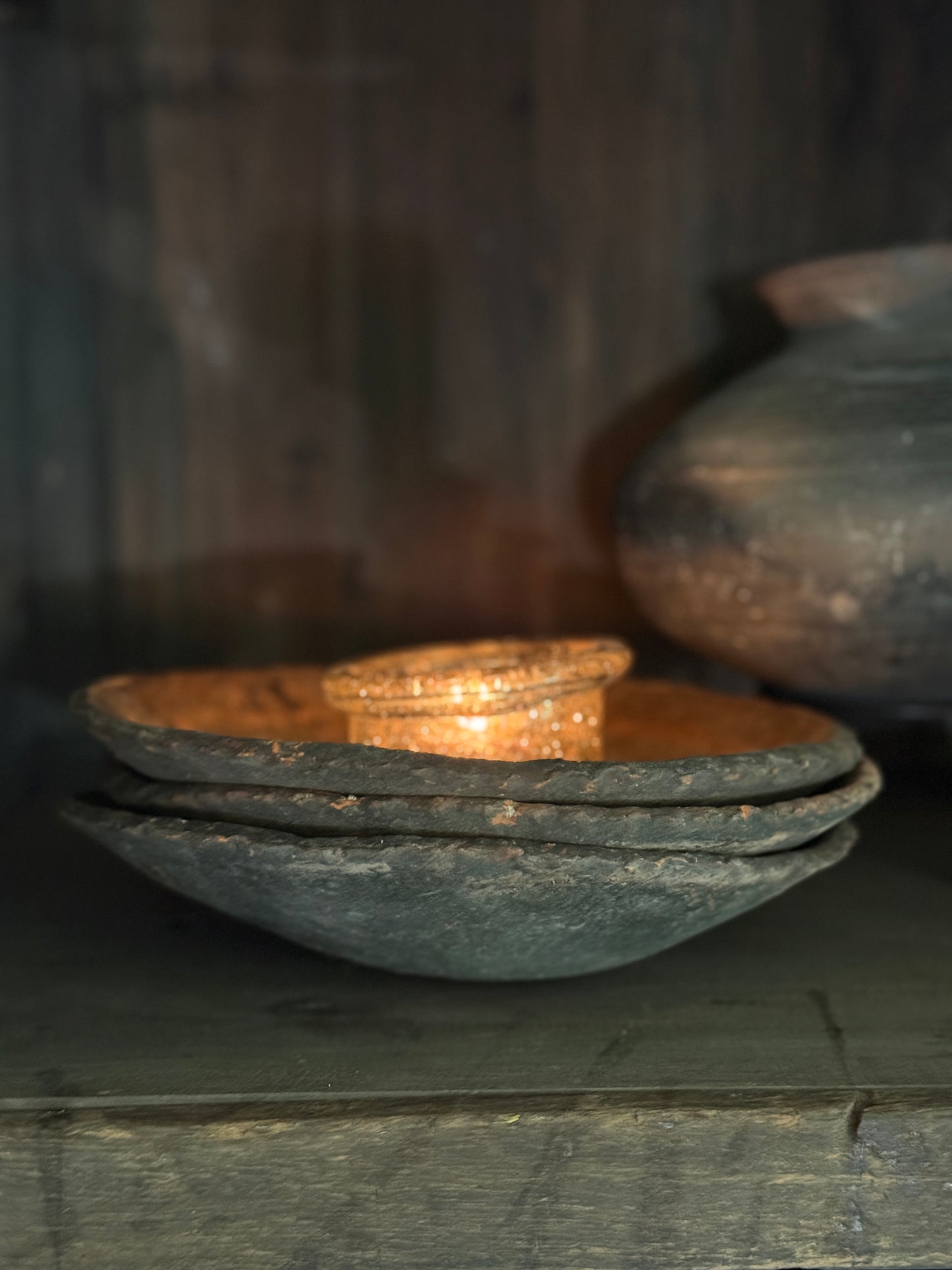 Oud terracotta schaaltje uit Indonesië