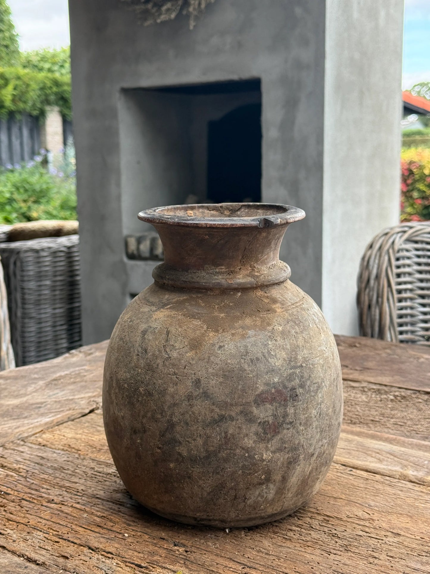 Nepalese bolle pot/vaas- Trapa Living (LH03)