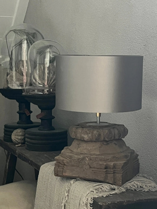Lampenkap Metalic taupe, Aura Peeperkorn