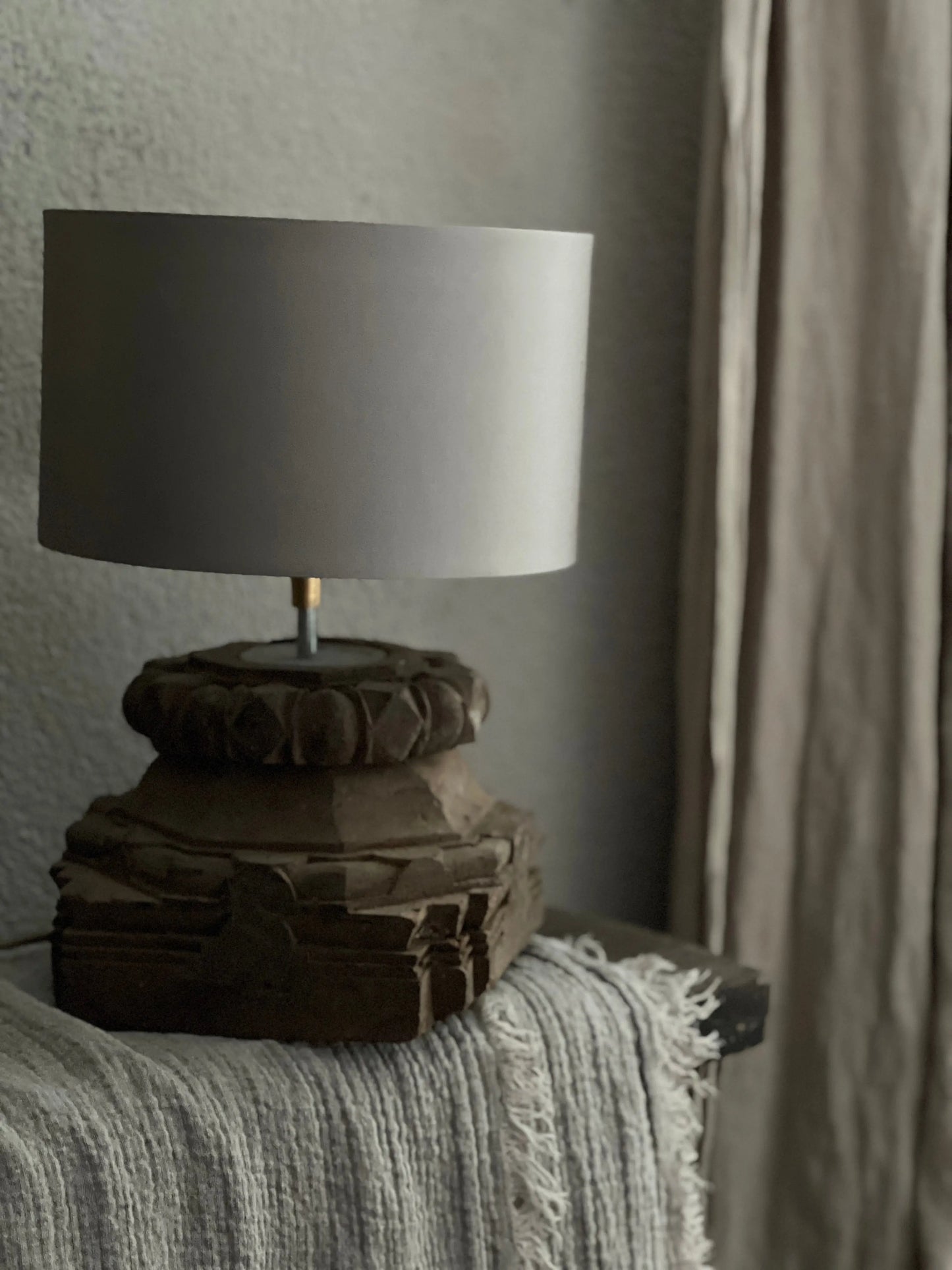 Lampenschirm Metallic Taupe, Aura Peeperkorn