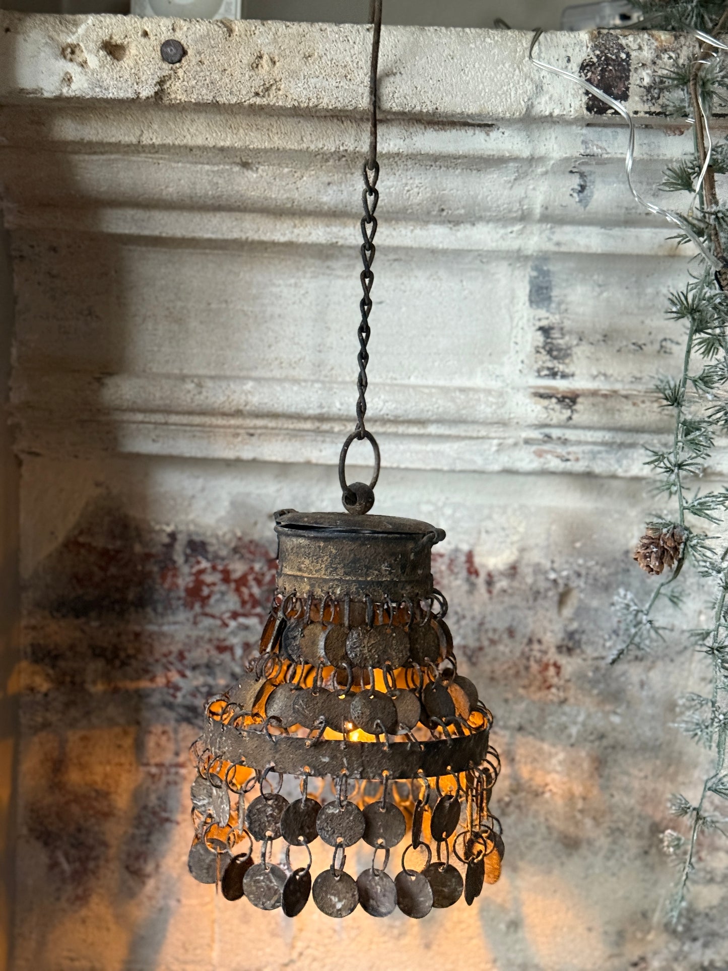Hanging lamp Rusty coins (059)