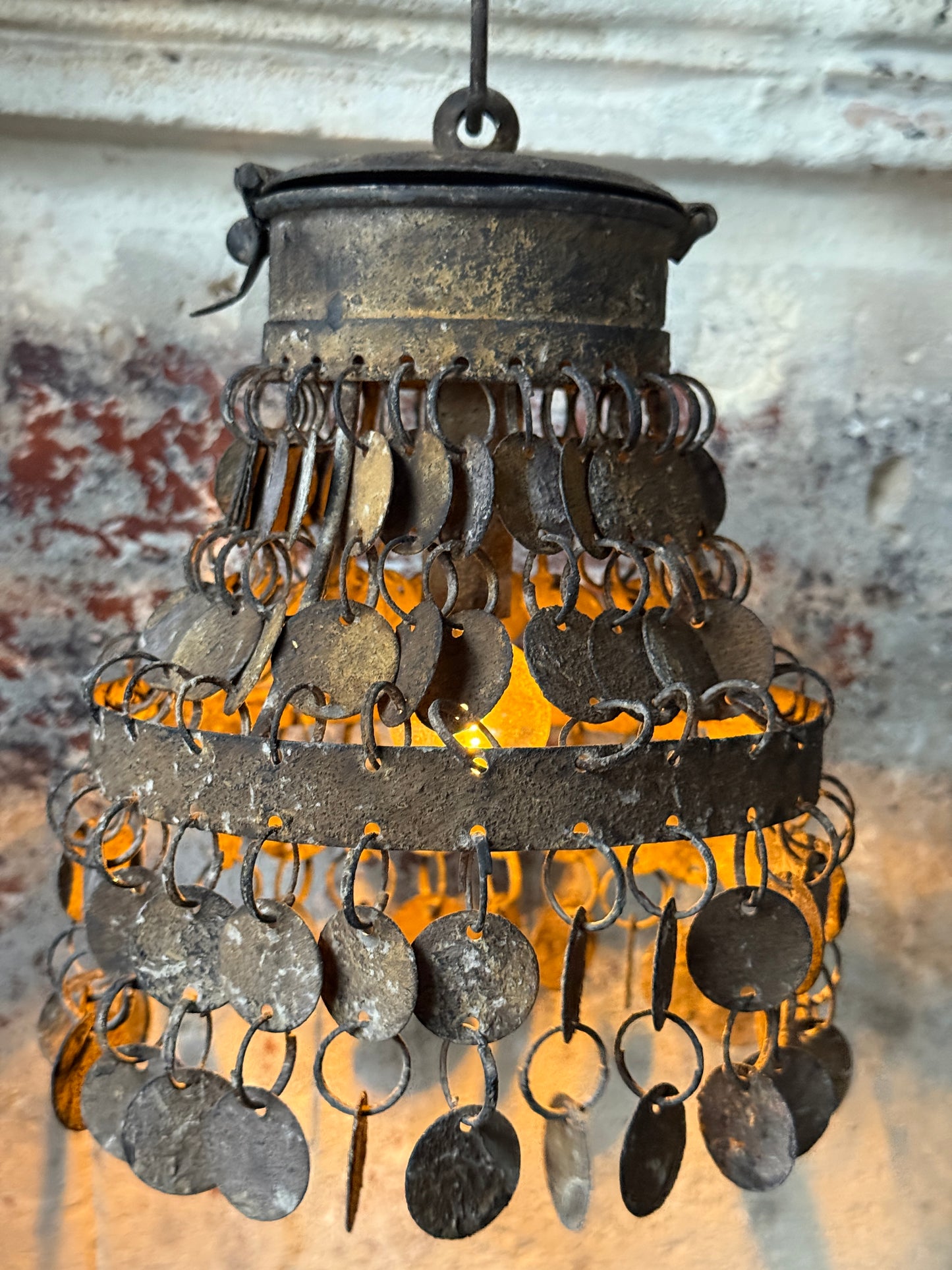 Hanging lamp Rusty coins (059)