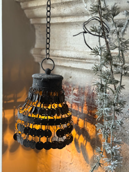 Hanging lamp Grey coins (058)