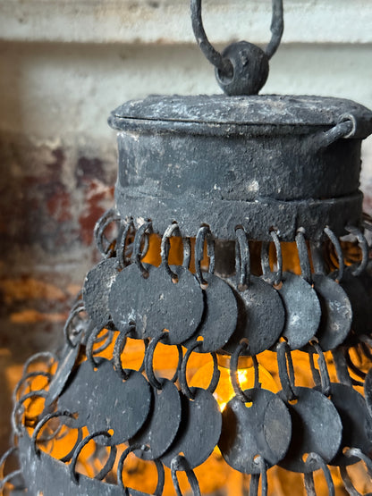 Hanging lamp Grey coins (058)