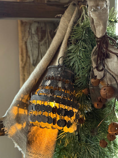 Hanging lamp Rusty coins (059)