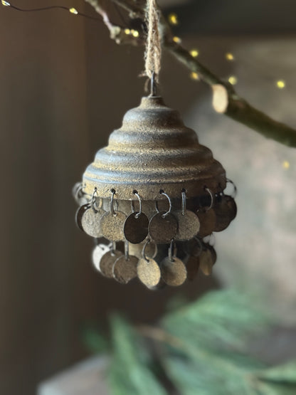 Christmas pendant Rusty coins (035)