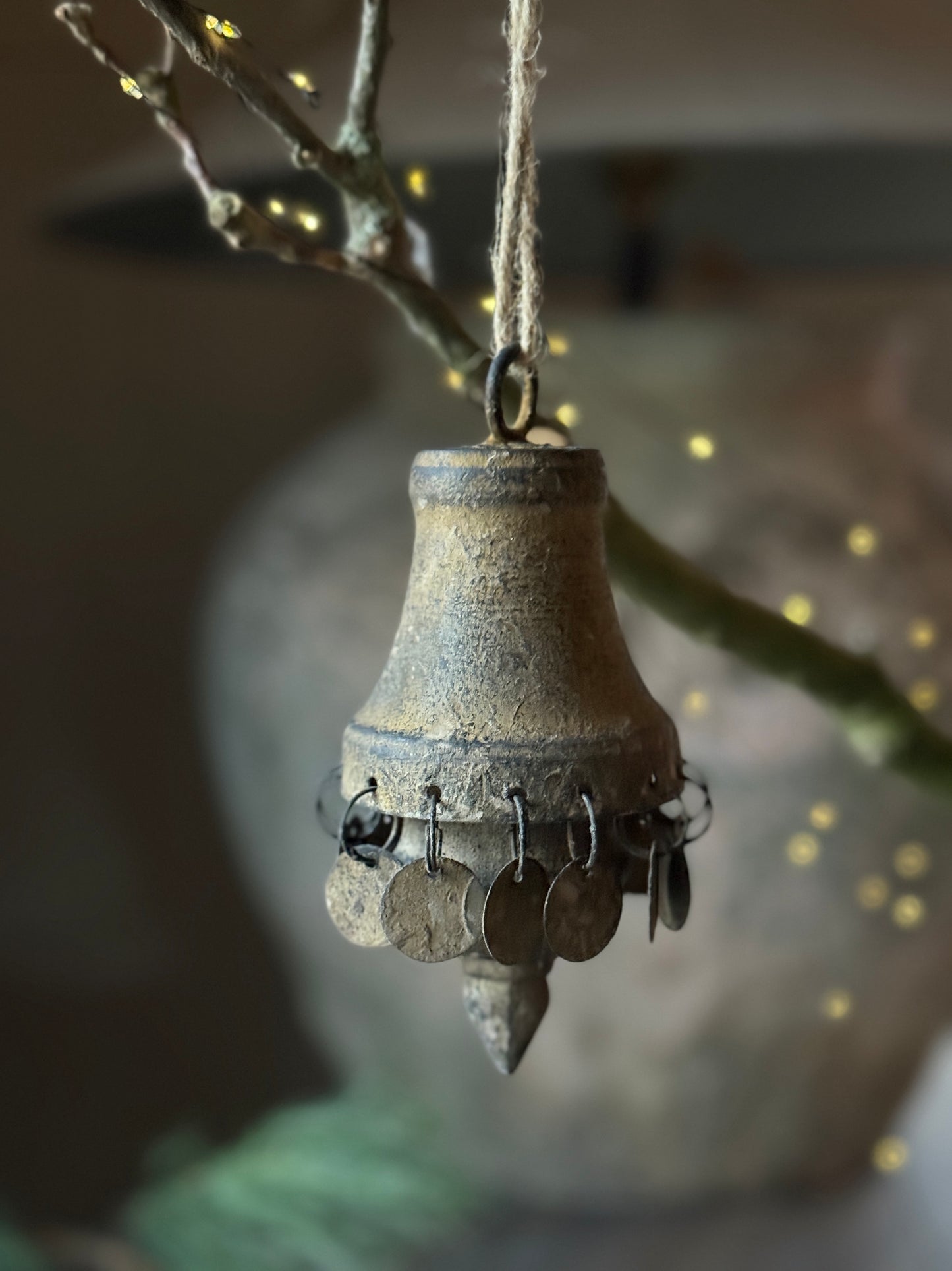 Christmas pendant Rusty coins (031)