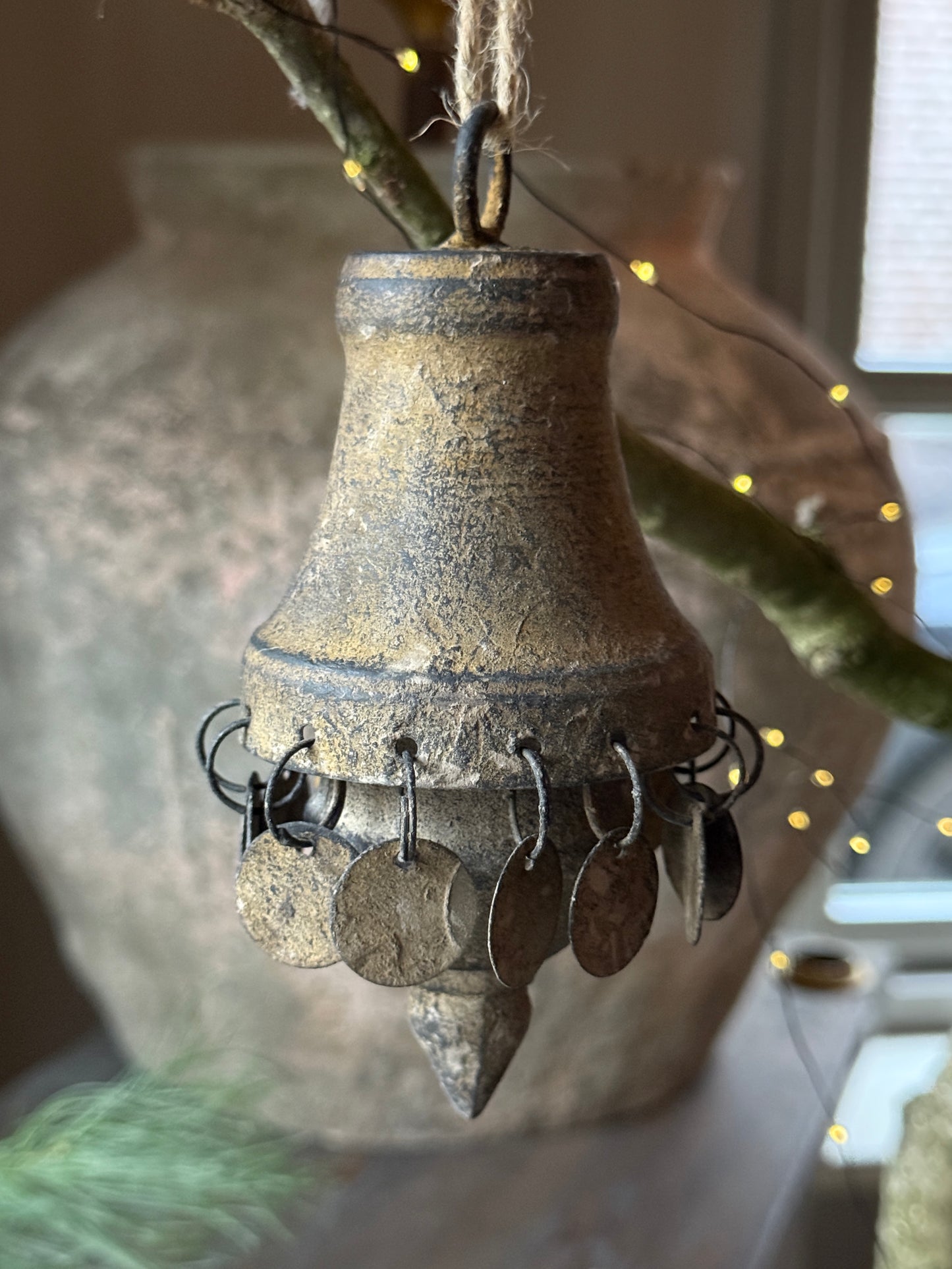 Christmas pendant Rusty coins (031)