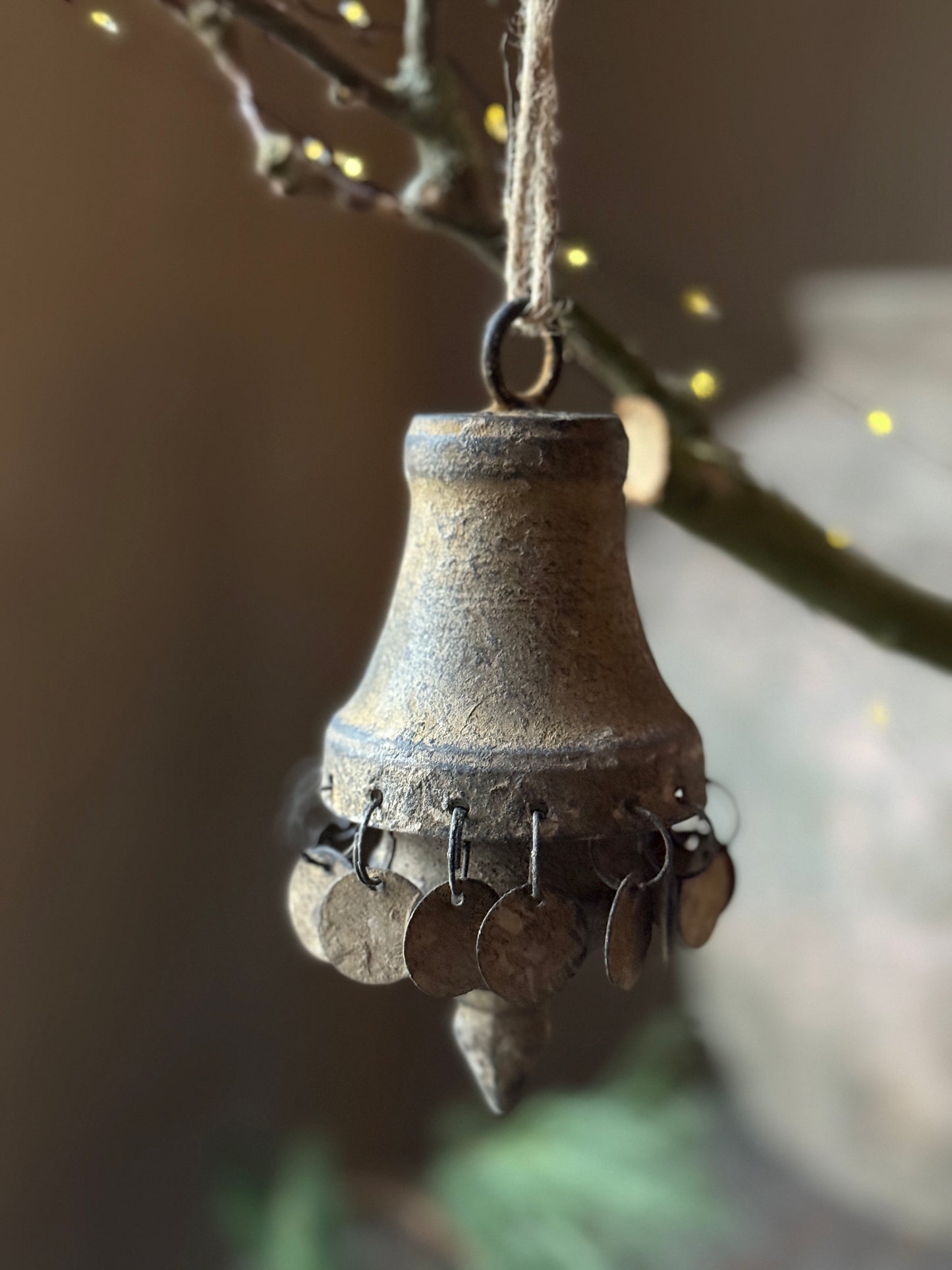 Christmas pendant Rusty coins (031)