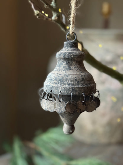 Weihnachtsanhänger Graue Münzen Exklusiv (032)