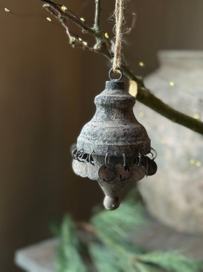 Weihnachtsanhänger Graue Münzen Exklusiv (032)