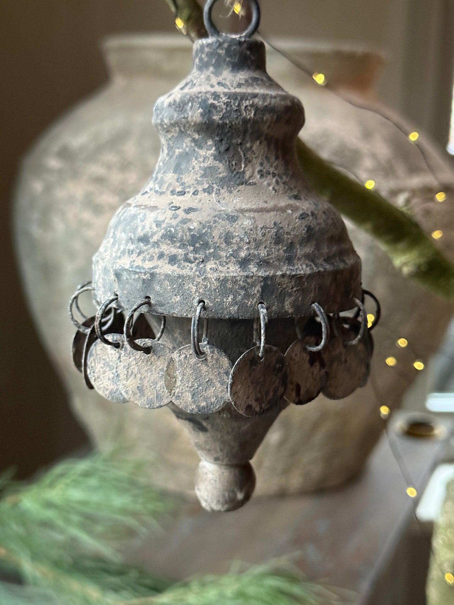 Weihnachtsanhänger Graue Münzen Exklusiv (032)