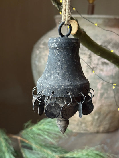 Christmas pendant Grey coins Exclusive (030)