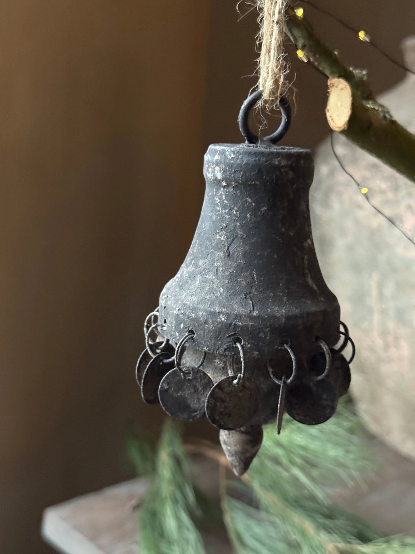 Christmas pendant Grey coins Exclusive (030)