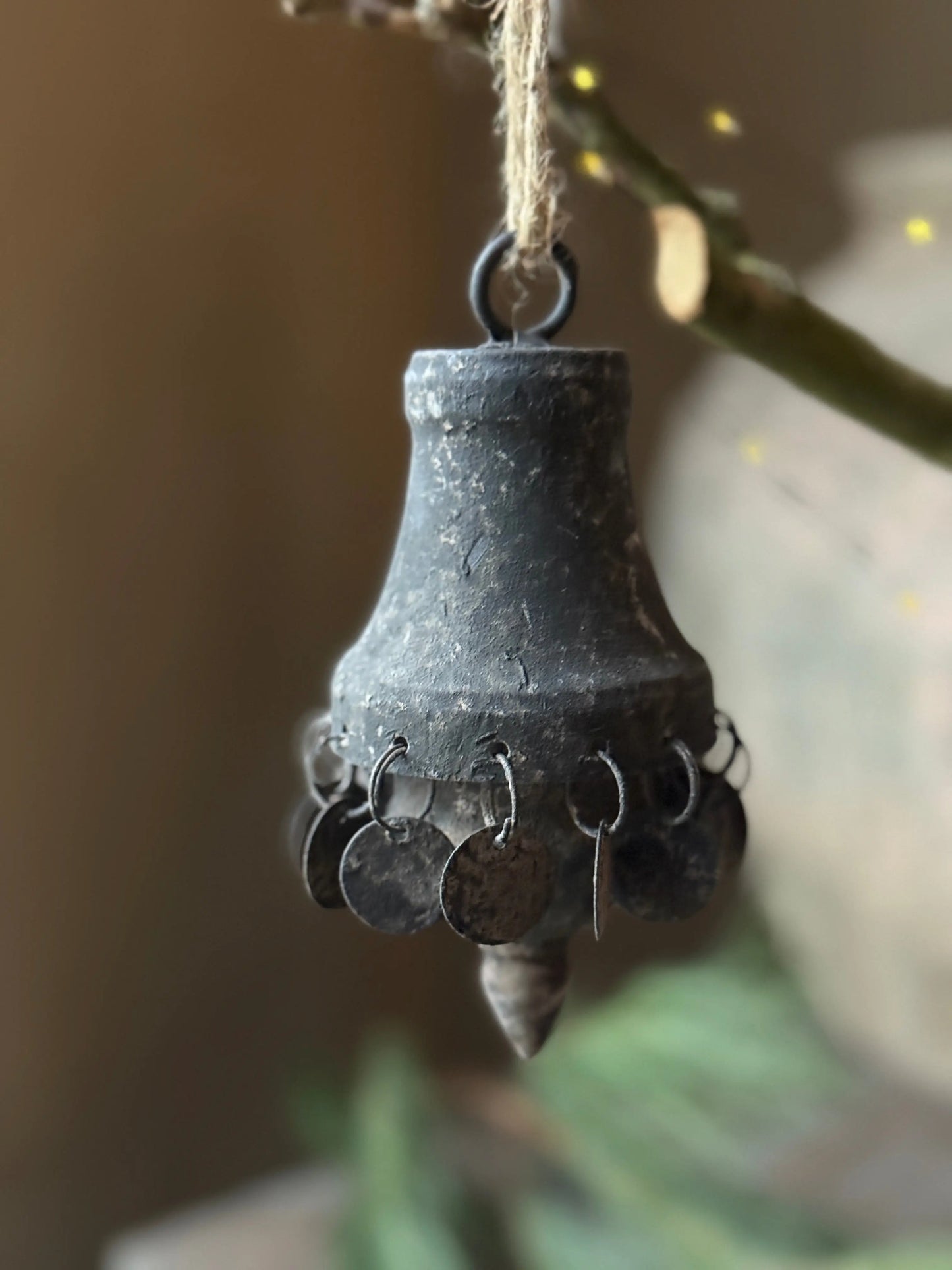 Christmas pendant Grey coins Exclusive (030)