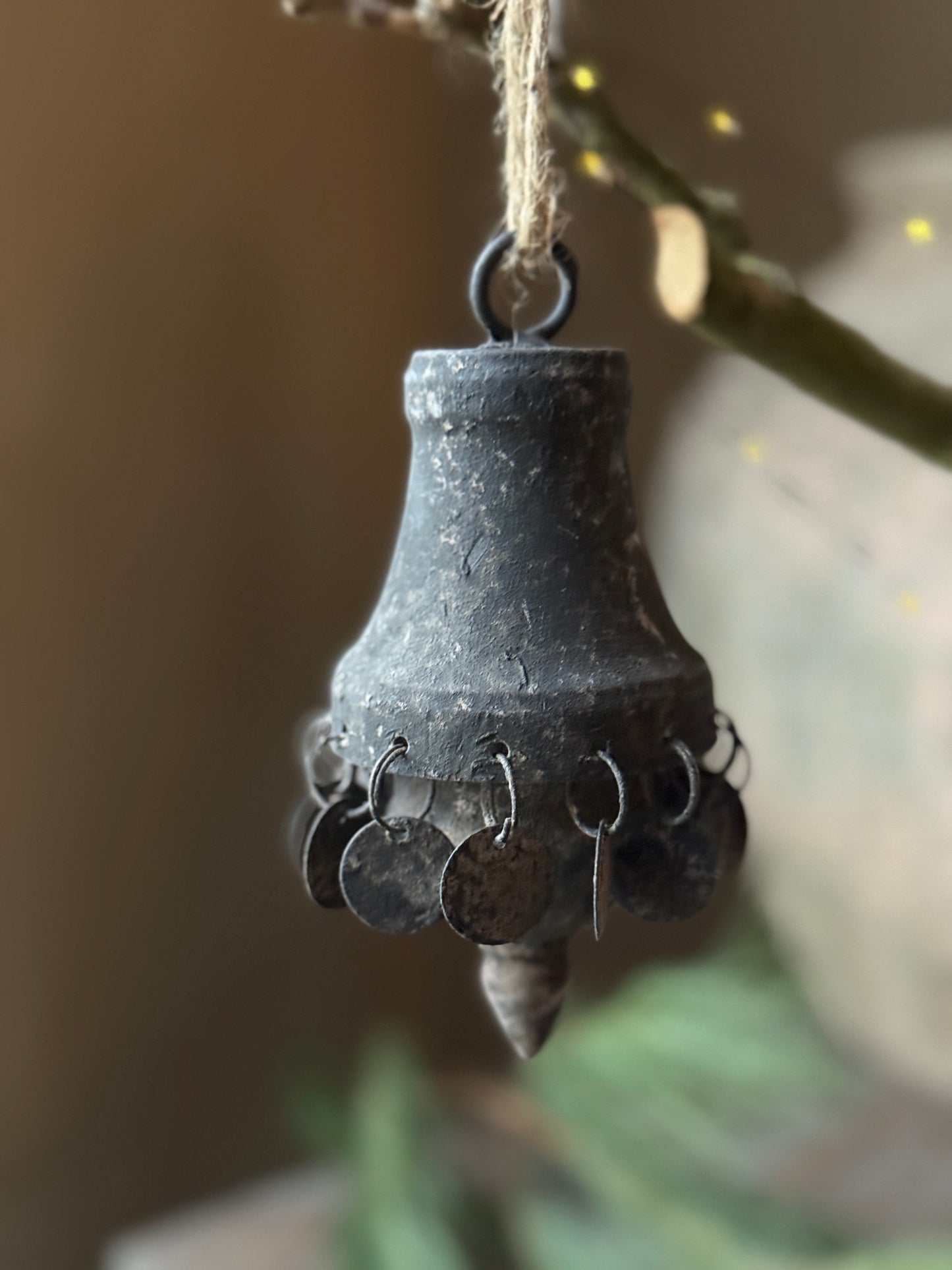 Weihnachtsanhänger Graue Münzen Exklusiv (030)