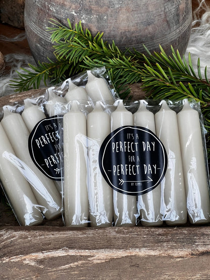 Dinner candle 6 pieces Pistachio