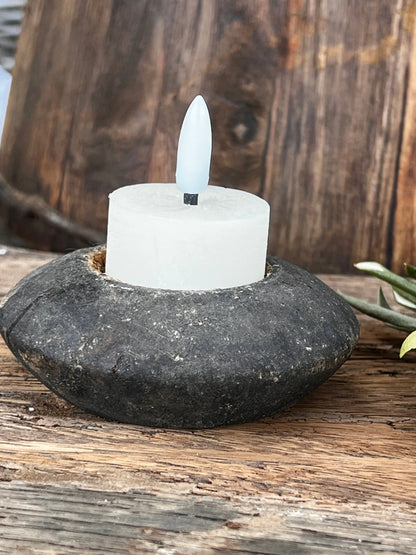 LED Tealight 2 cm Off-White Countryfield. Set of 2.