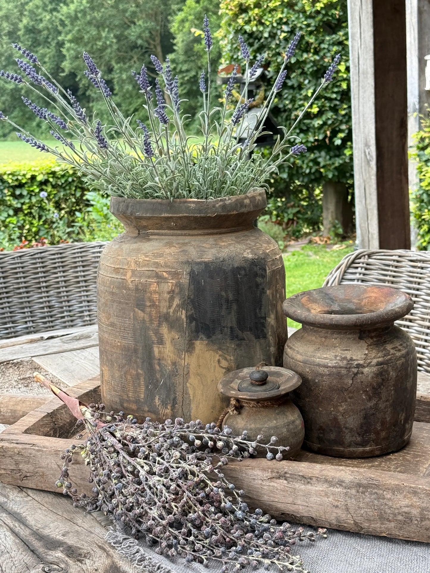Nepalese pot/vaas – oude pot uit India