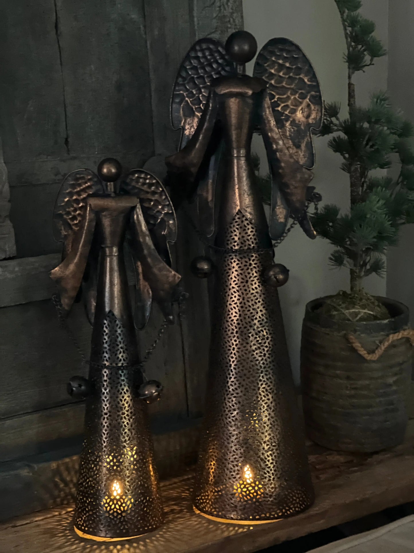 Angel with bells, Copper/black Available in M and L
