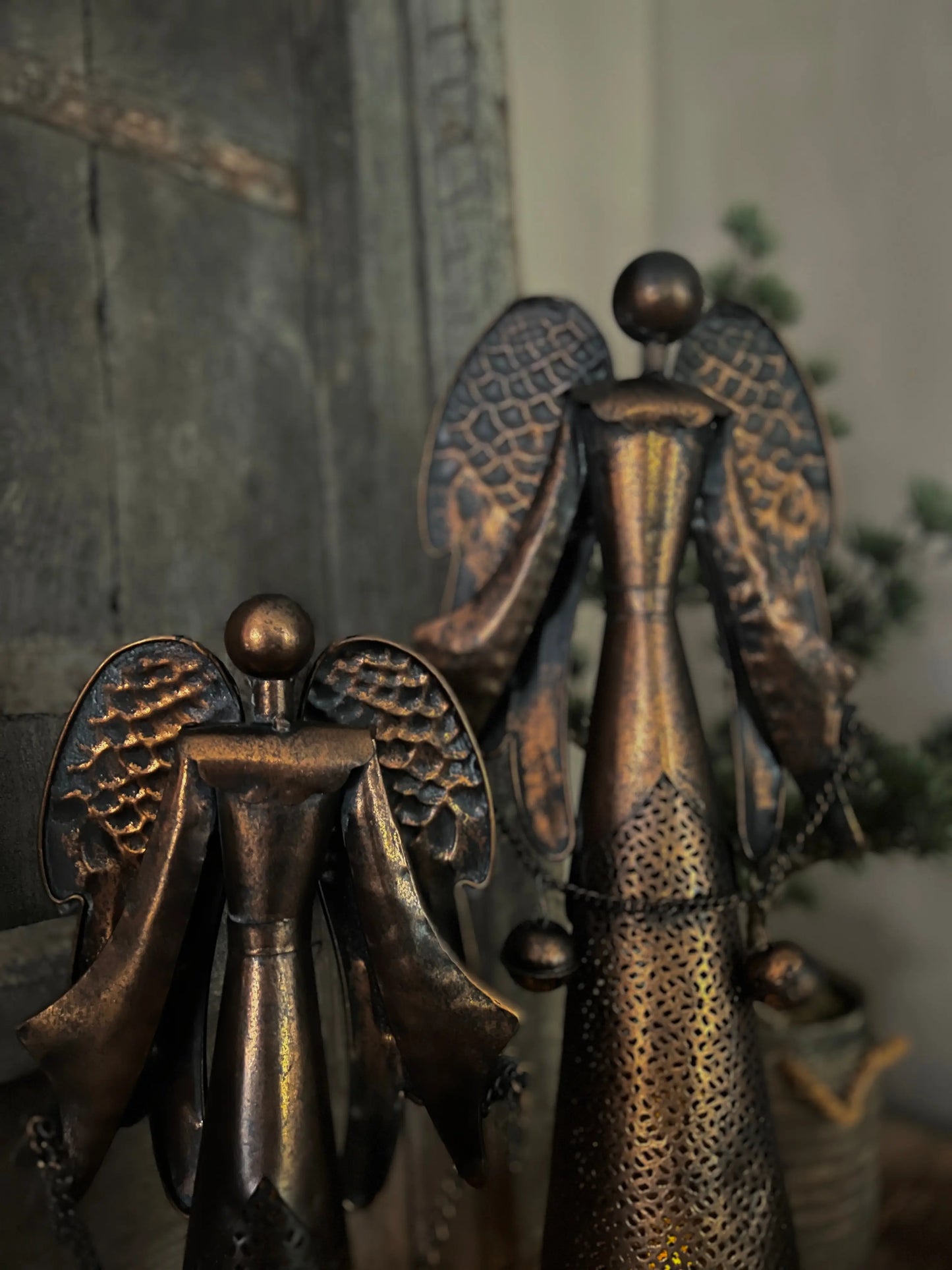 Angel with bells, Copper/black Available in M and L