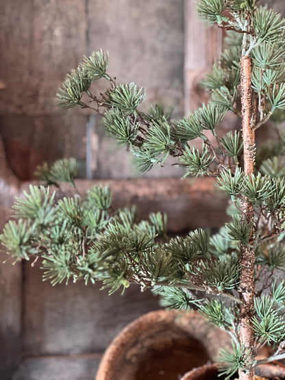 Artificial Christmas tree in moss ball