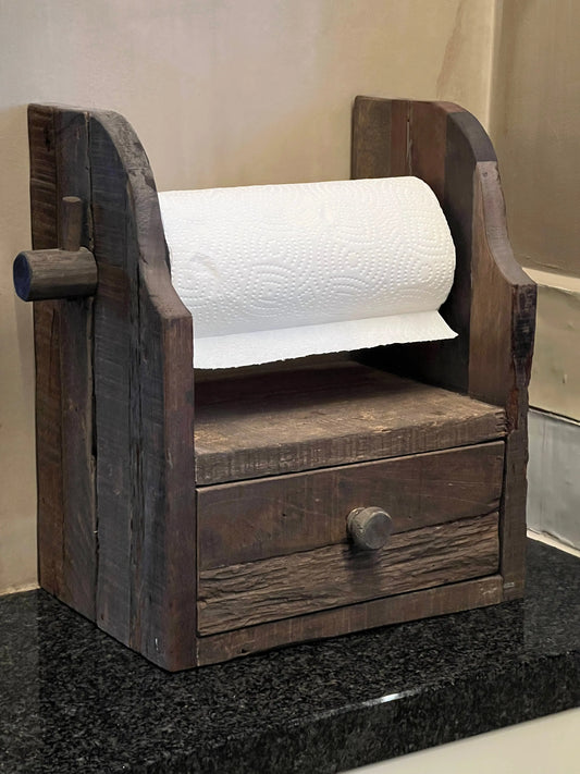 Küchenrollenhalter mit Schublade – Trapa Living