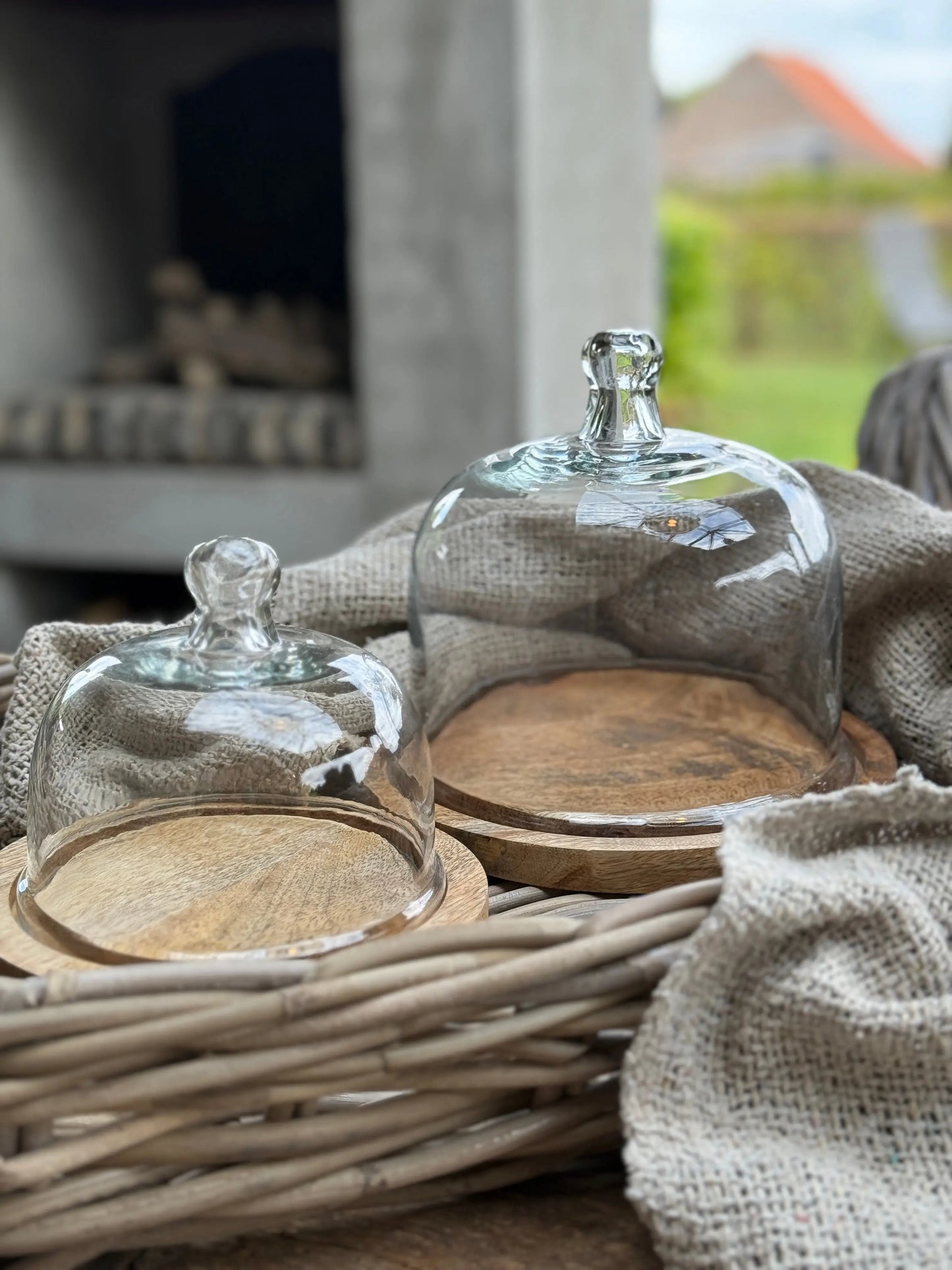 Bell jar set of 2 pieces