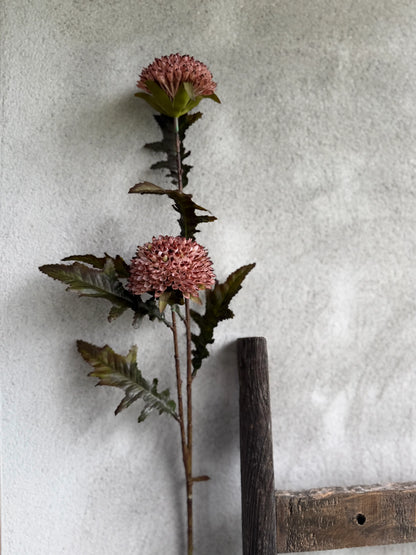 Kunstbloem Dahlia oud roze – 80 cm