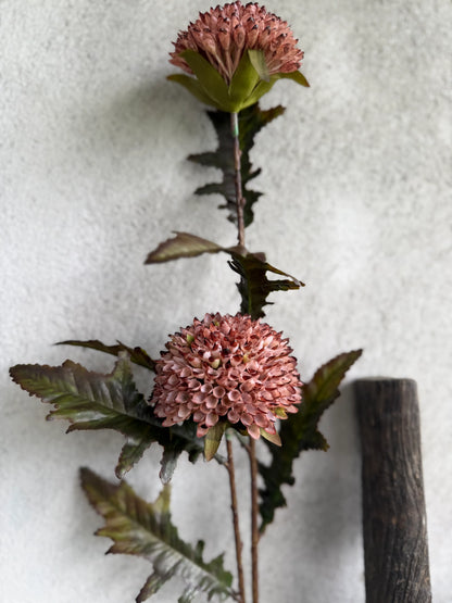 Kunstbloem Dahlia oud roze – 80 cm