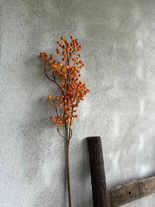 Kunst Rozebotteltak oranje – 80 cm