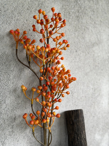 Kunst Rozebotteltak oranje – 80 cm