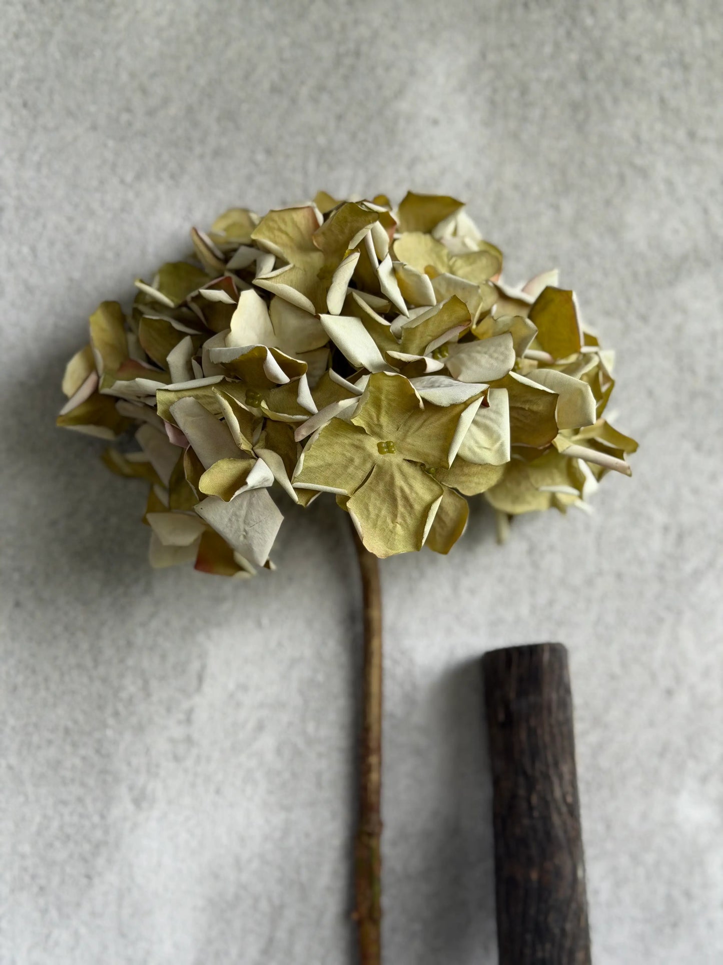 Kunst Hortensia groen – 60 cm