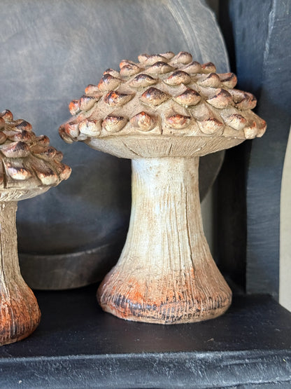 Paddenstoel van Polystone – Landelijke Herfstdecoratie- Verkrijgbaar in 2 maten