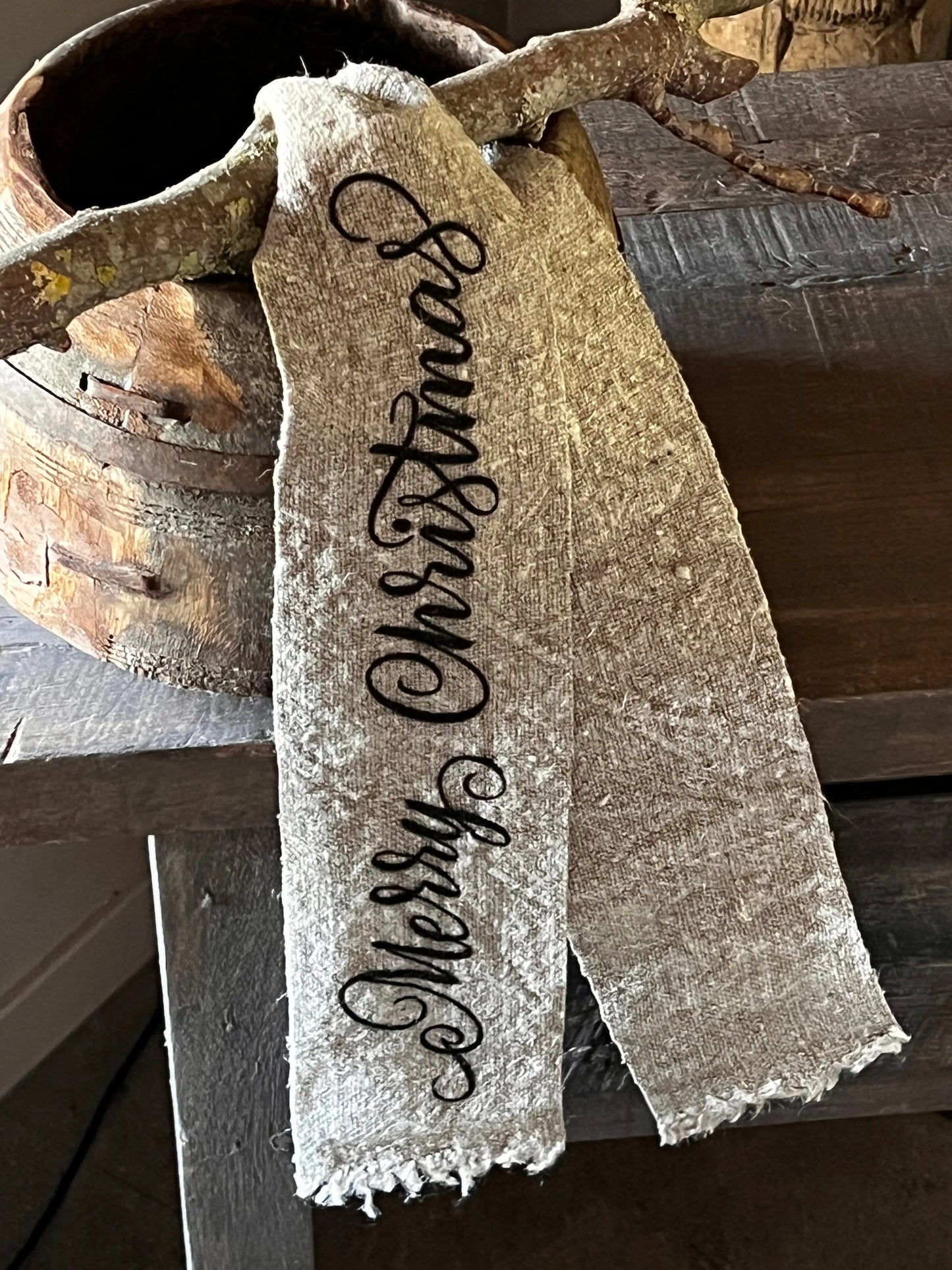 Shabby Band "Frohe Weihnachten"