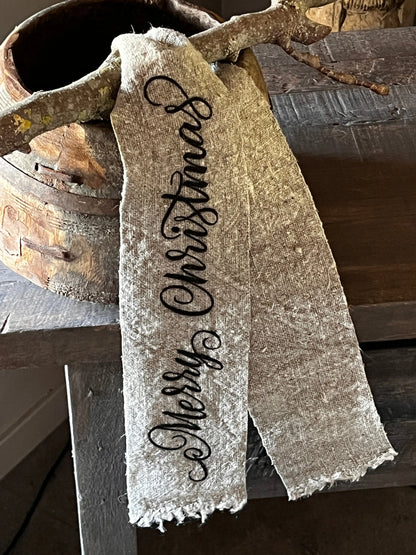 Shabby Band "Frohe Weihnachten"