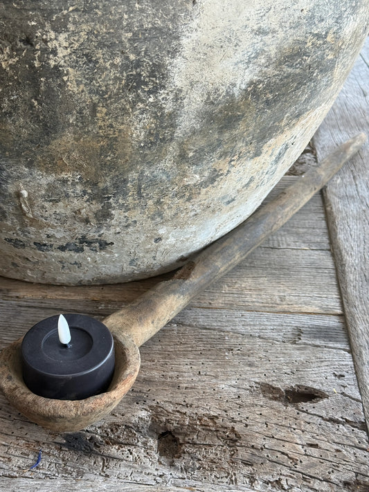 Old wooden spoon