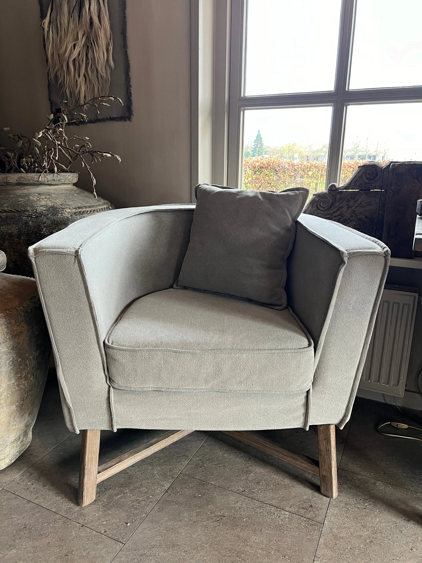 Armchair Kaat, Taupe