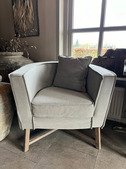 Armchair Kaat, Taupe