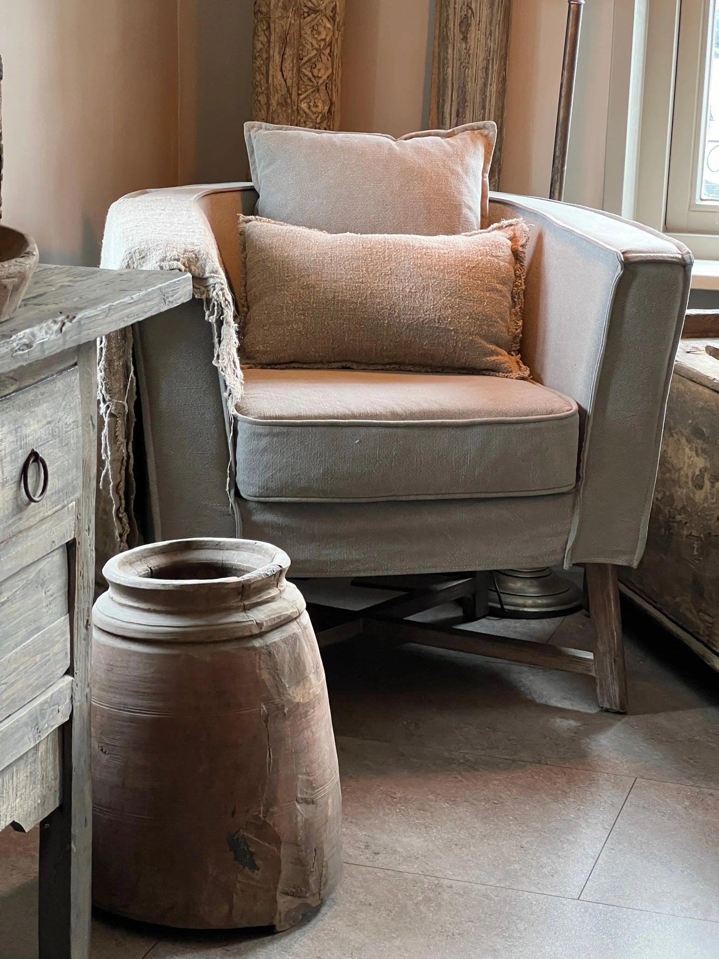 Armchair Kaat, Taupe
