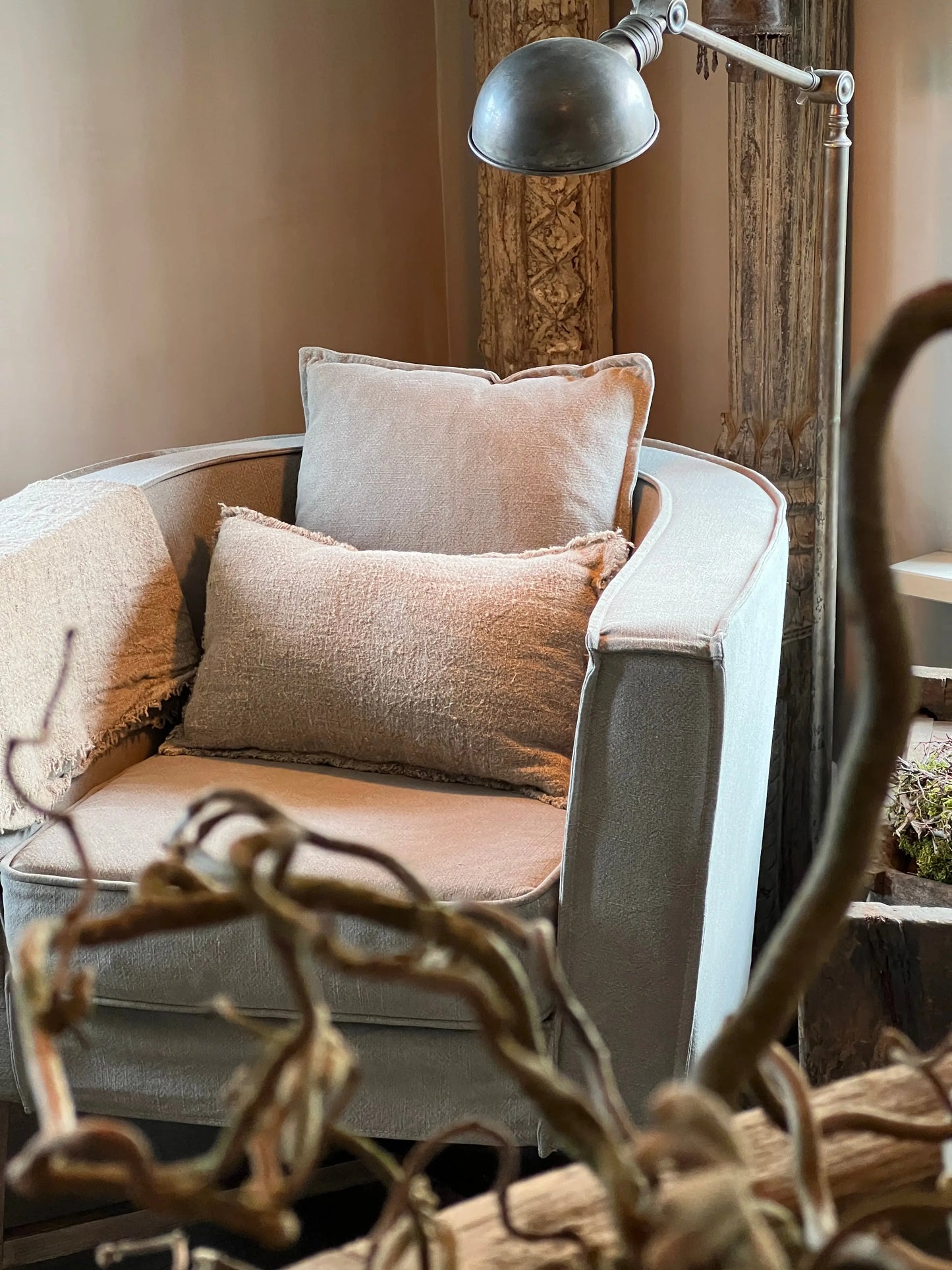 Armchair Kaat, Taupe