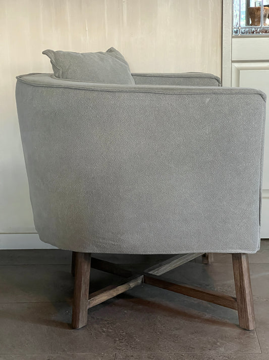 Fauteauil Kaat, Taupe