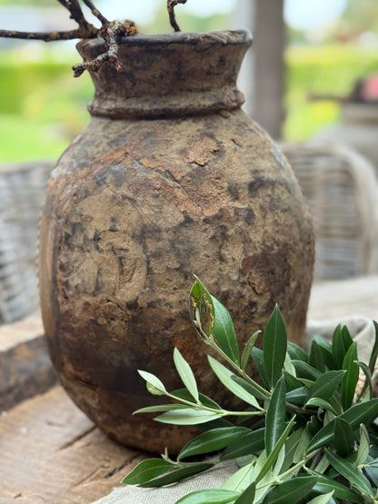 Nepalese houten pot – uniek en authentiek (LHC3)
